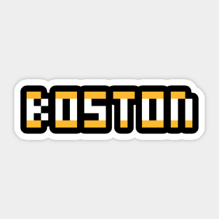 Pixel Hockey City Boston 2017 v2 Sticker